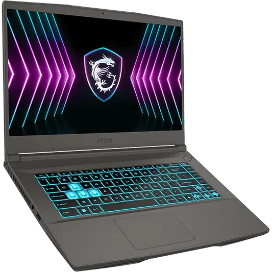 Ноутбук MSI Thin 15 B2RVE-3451XRU (9S7-16R831-3451) Core 7 240H 16Gb SSD 512Gb RTX 4050 6Gb 15,6 FHD IPS Cam 52.4Вт*ч Free DOS Серый