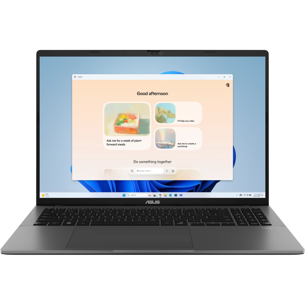 Ноутбук ASUS VivoBook S16 OLED S3607AA-SH112 (90NB1732-M007V0-DOS) Intel Core Ultra 7 355 1700MHz/16"/1920x1200/16GB/1024GB SSD/Intel Graphics/Wi-Fi