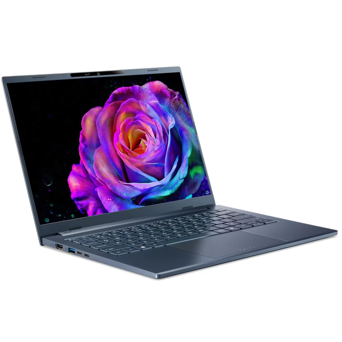 Ноутбук Acer Swift Go 14 AI SFG14-75-77RL (NX.JNBCD.008) Intel Core Ultra 7 256V/16Gb/SSD1Tb/14"/OLED/WUXGA/1920x1200/60Hz/NoOS/Blue