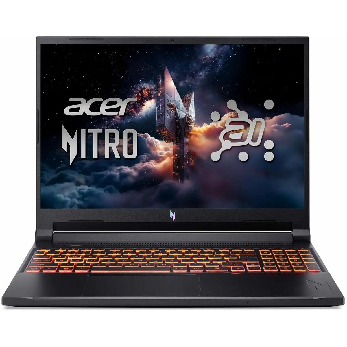 Ноутбук Acer Aspire Nitro V16 ANV16-42-R73R (NH.U1FER.001) 16"(1920x1200 IPS (180Hz) )/AMD Ryzen 7 260(3.8Ghz)/16384Mb/512PCISSDGb/noDVD/Ext:NVIDIA