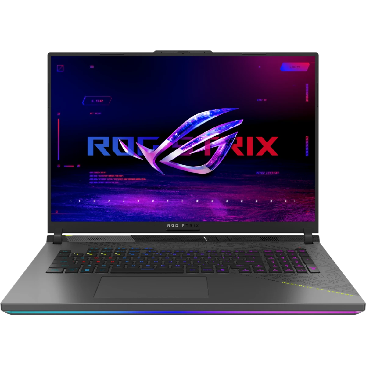 Ноутбук ASUS Rog Strix G18 G814PM-S8074 (90NR0L29-M003Y0-DOS) 18" FHD+ IPS 300N 144Hz/R9-8940HX/16GB/1TB SSD/RTX 5060 8GB/DOS/Volt Green
