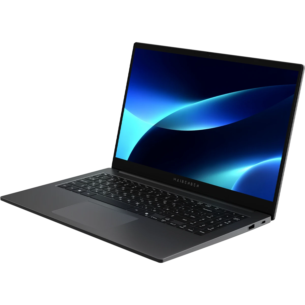 Ноутбук Maibenben M15D-R576UMF1SLGRE0 15.6"(1920x1080 IPS (60Hz))/AMD Ryzen 5 7640HS(4.3Ghz)/16384Mb/512PCISSDGb/Int:AMD Radeon 760M/Cam/BT/WiFi