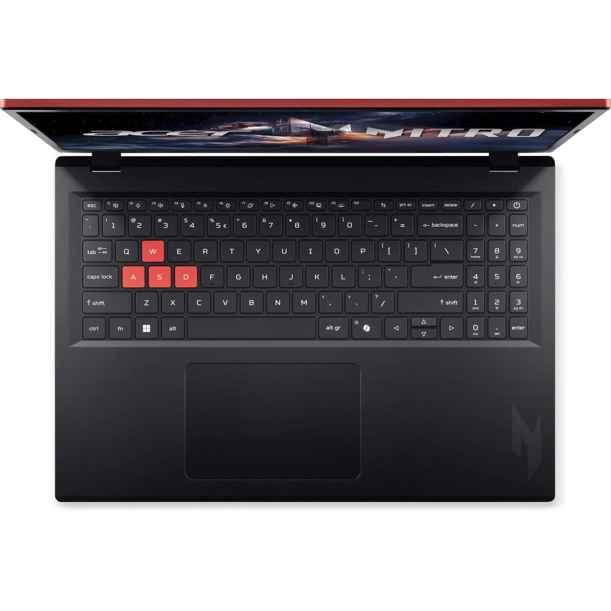 Ноутбук Acer Nitro Lite 16 NL16-71G-539D (NH.DAECD.002) Core 5 210H/16Gb/SSD512Gb/RTX4050 6Gb (45W)/16"/IPS/WUXGA/1920x1200/180Hz/NoOS/Black/1.95kg