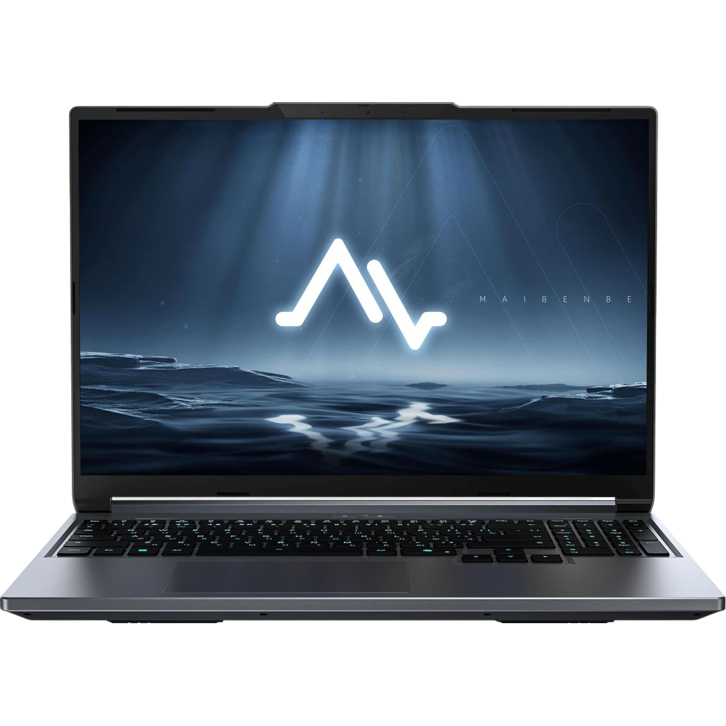 Ноутбук Maibenben X16C-R72555 (X16C-R725550F44LG4E10-Linux) 16" WUXGA IPS 165Hz, AMD R7 H 255, 16Gb, 512Gb SSD, NVidia RTX5050 8Gb серый