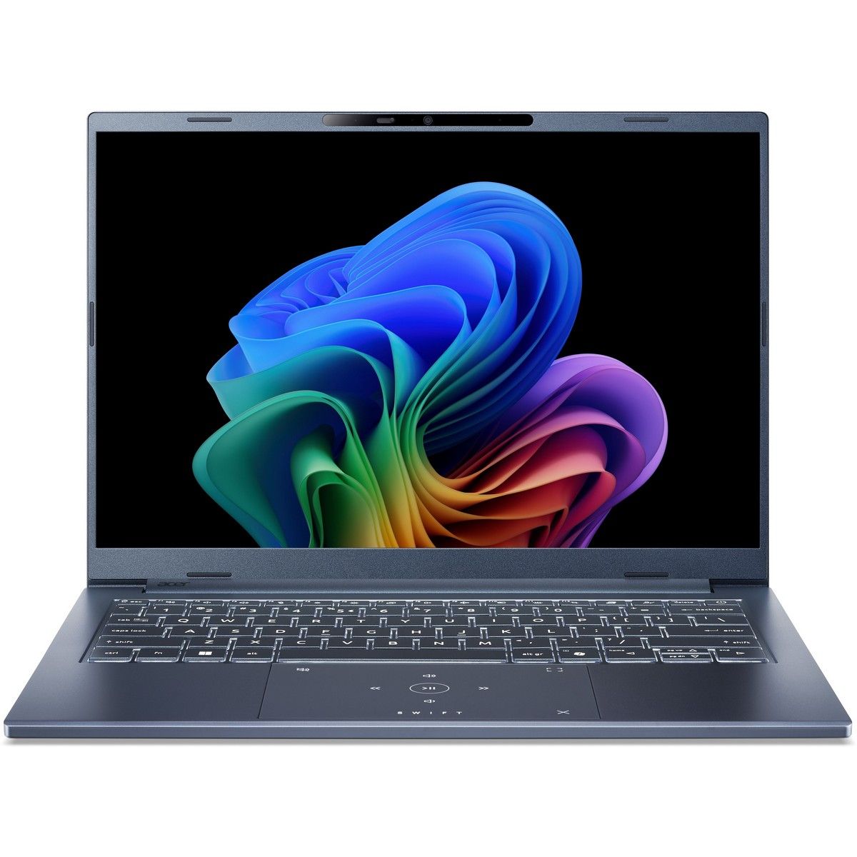 Ноутбук Acer Swift Go 14 AI SFG14-75-746M (NX.JNBCD.009) Intel Core Ultra 7 258V/32Gb/SSD1Tb/14"/OLED/WUXGA/1920x1200/60Hz/NoOS/Blue/1.25kg