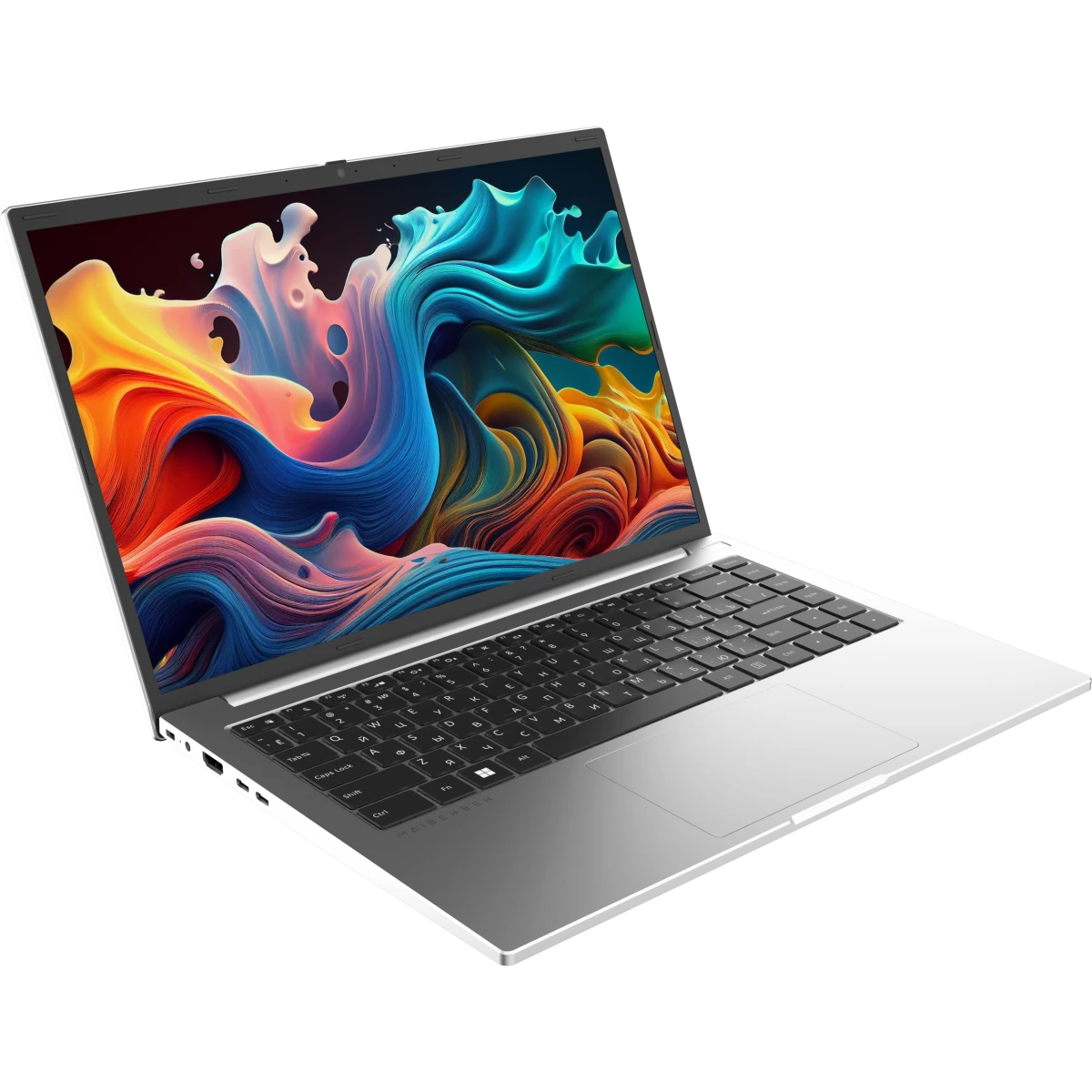 Ноутбук Maibenben S14B-R560UM (S14B-R560UMBQSLSRE0) 14.5" QHD IPS AMD R5-6600H, 8Gb, 512Gb SSD, Linux, серебристый