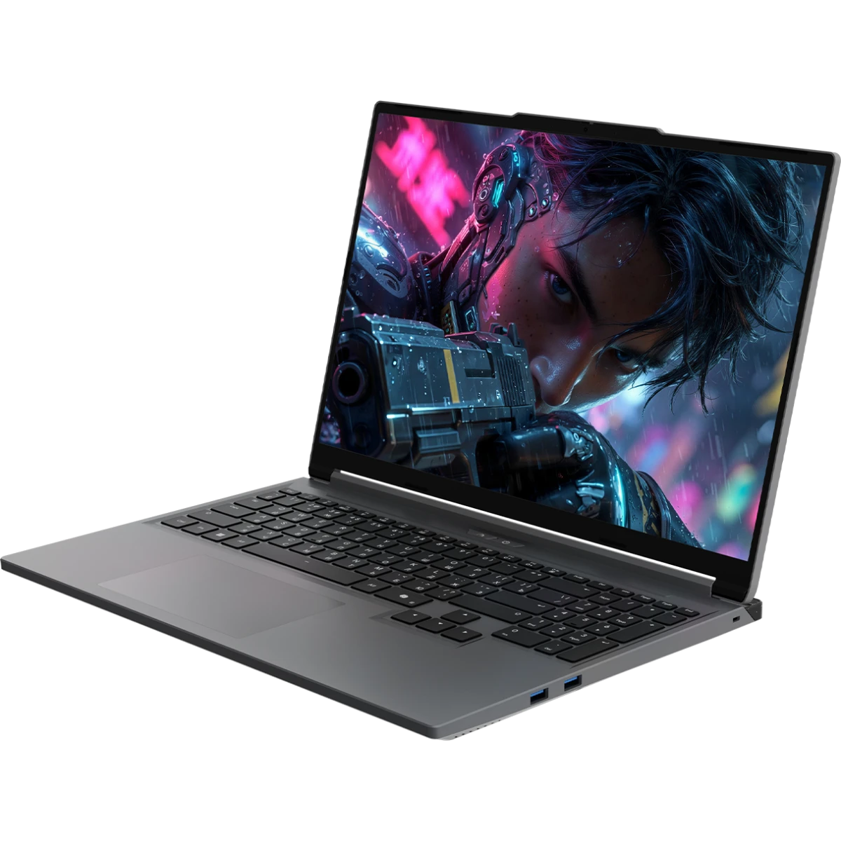 Ноутбук MAIBENBEN X-Treme Typhoon X16C (X16C-R725560F44HG4E10-Win11) Ryzen 7 H 255 16Gb SSD 512Gb NVIDIA RTX 5060 8Gb 16 WUXGA IPS Cam 60Вт*ч Серый
