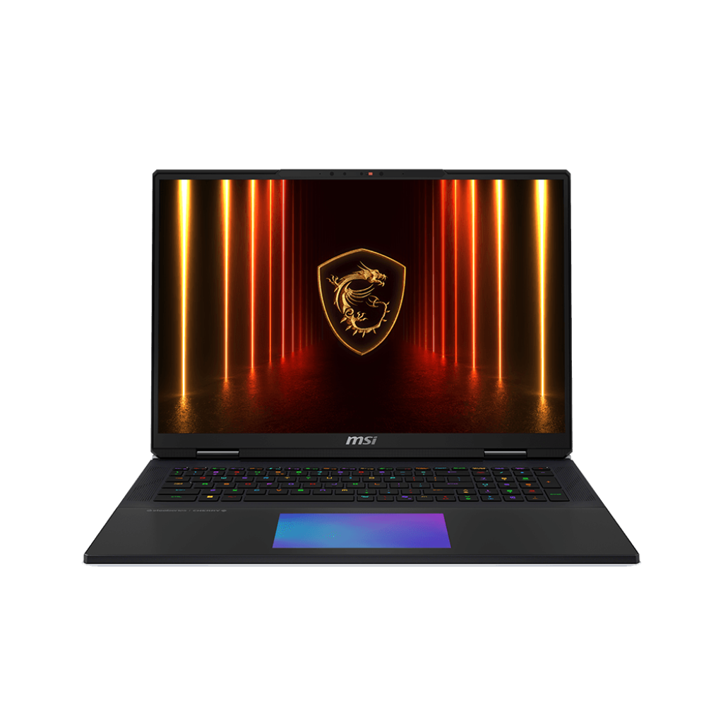 Ноутбук MSI Titan 18 HX AI A2XWJG-206RU (9S7-182421-206) Intel Core Ultra9 275HX/64Gb/SSD2Tb/RTX 5090 24Gb/18"/IPS/UHD+/120Hz/MiniLED/Win11/Core Black