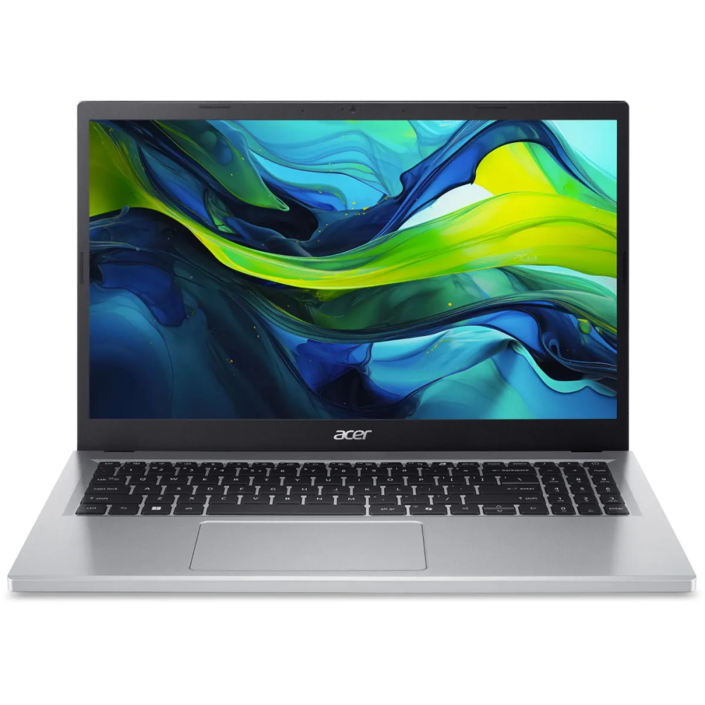 Ноутбук Acer Aspire Go 15 AG15-31P-35MV (NX.KX5CD.005) i3-N305 8Gb SSD 256Gb Intel UHD Graphics 15,6 FHD IPS Cam 50Вт*ч No OS Серебристый