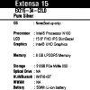 15.6" Ноутбук Acer Extensa 15 EX215-34-C2LD серебристый