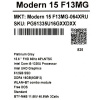 15.6" Ноутбук MSI Modern 15 F13MG-064XRU серый