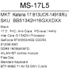 17.3" Ноутбук MSI Katana 17 B13UCR-1491XRU черный