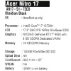 17.3" Ноутбук Acer Nitro 17 AN17-51-73CD черный